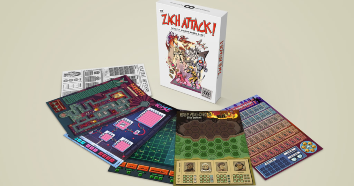 Get a pack of new scratch-off puzzle games from the creator of